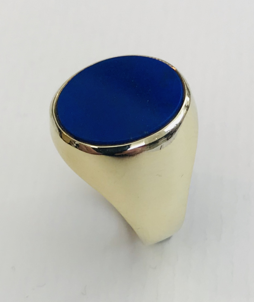 Lapis Siegelring 585 GG